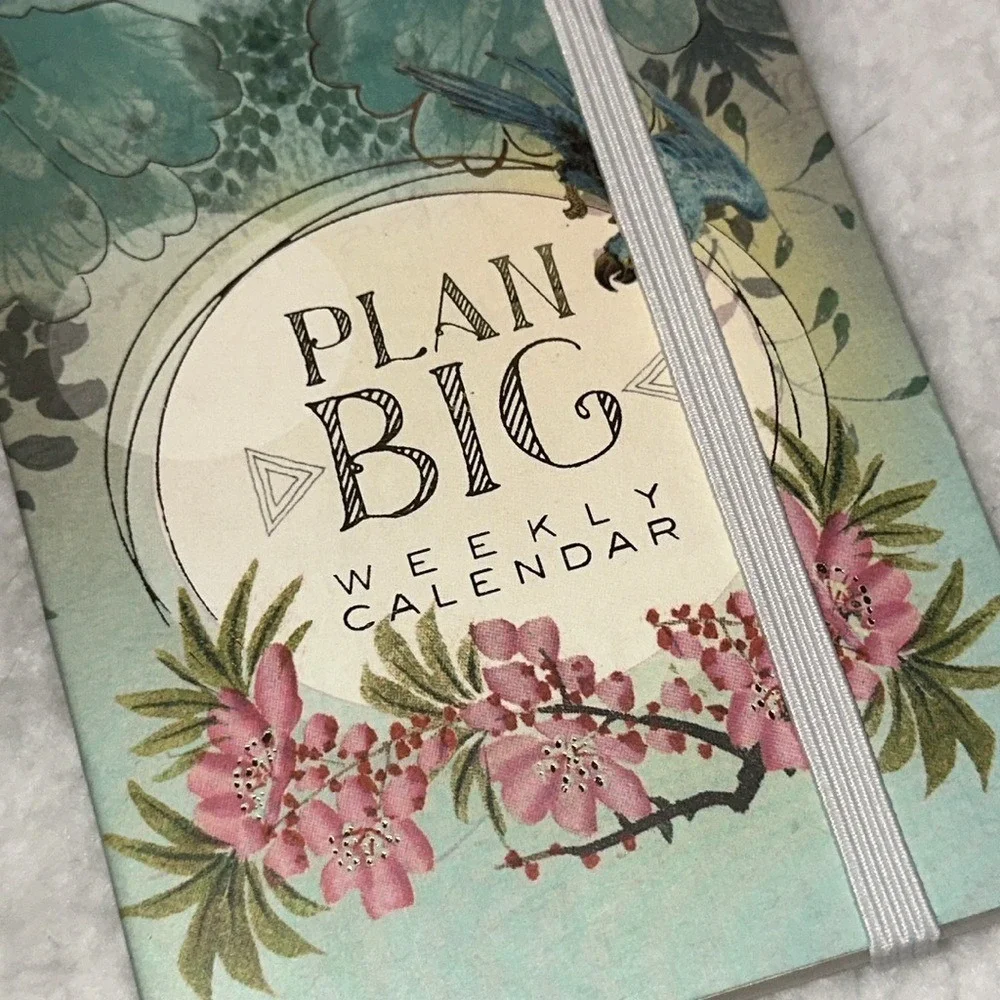 Papaya Art Sun Chaser Pocket Planner and Dreamer Mini Notebook Set Floral Gold